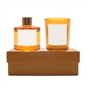 Kolorowe szklane butelki z dyfuzorem